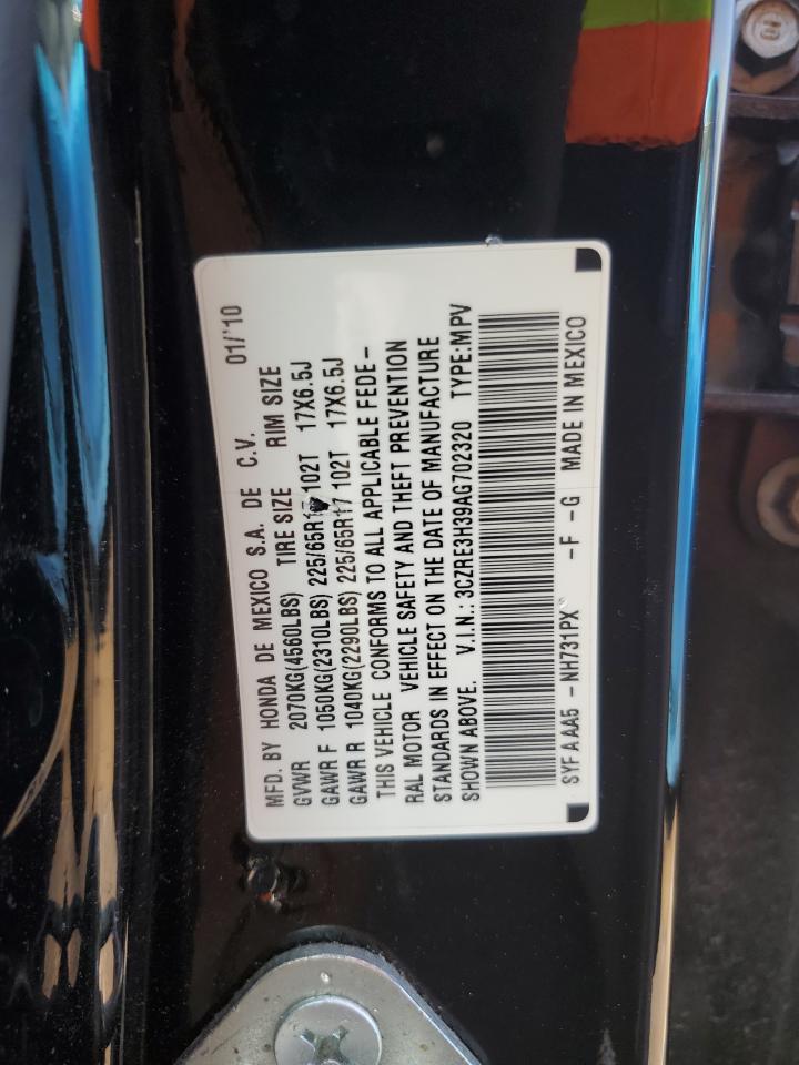 2010 Honda Cr-V Lx VIN: 3CZRE3H39AG702320 Lot: 80173325