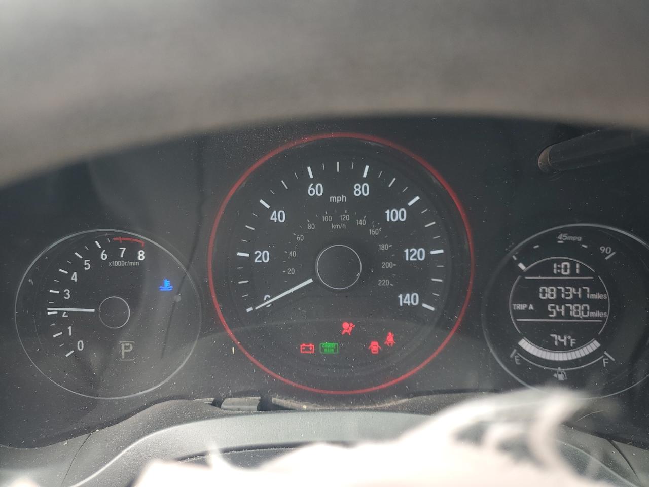 2017 Honda Hr-V Lx VIN: 3CZRU5H37HG704687 Lot: 83842985