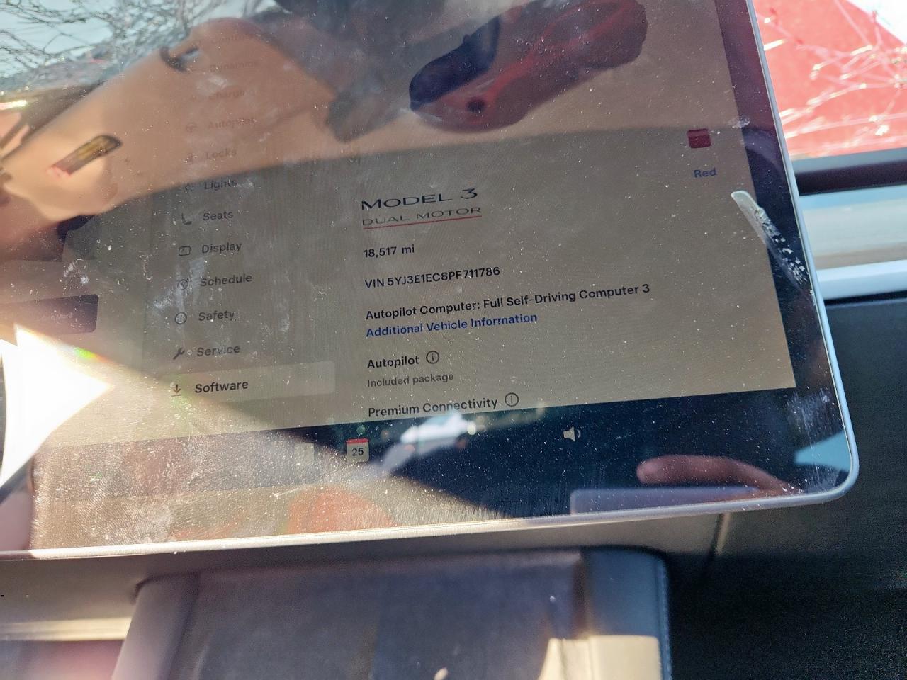 2023 Tesla Model 3 VIN: 5YJ3E1EC8PF711786 Lot: 84152935