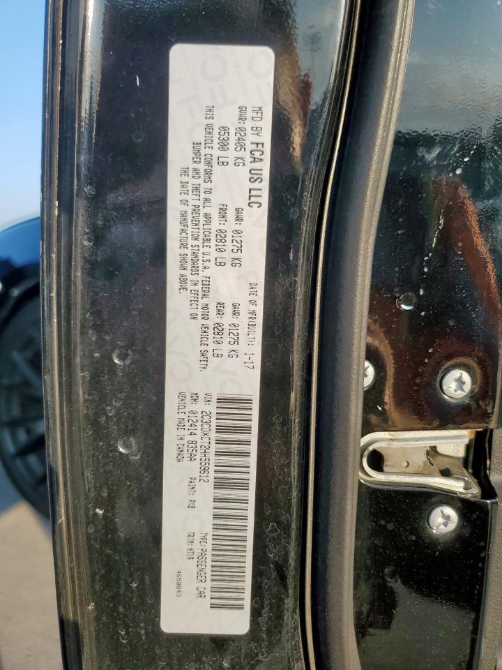 2017 Dodge Charger R/T VIN: 2C3CDXCT2HH559612 Lot: 72038845