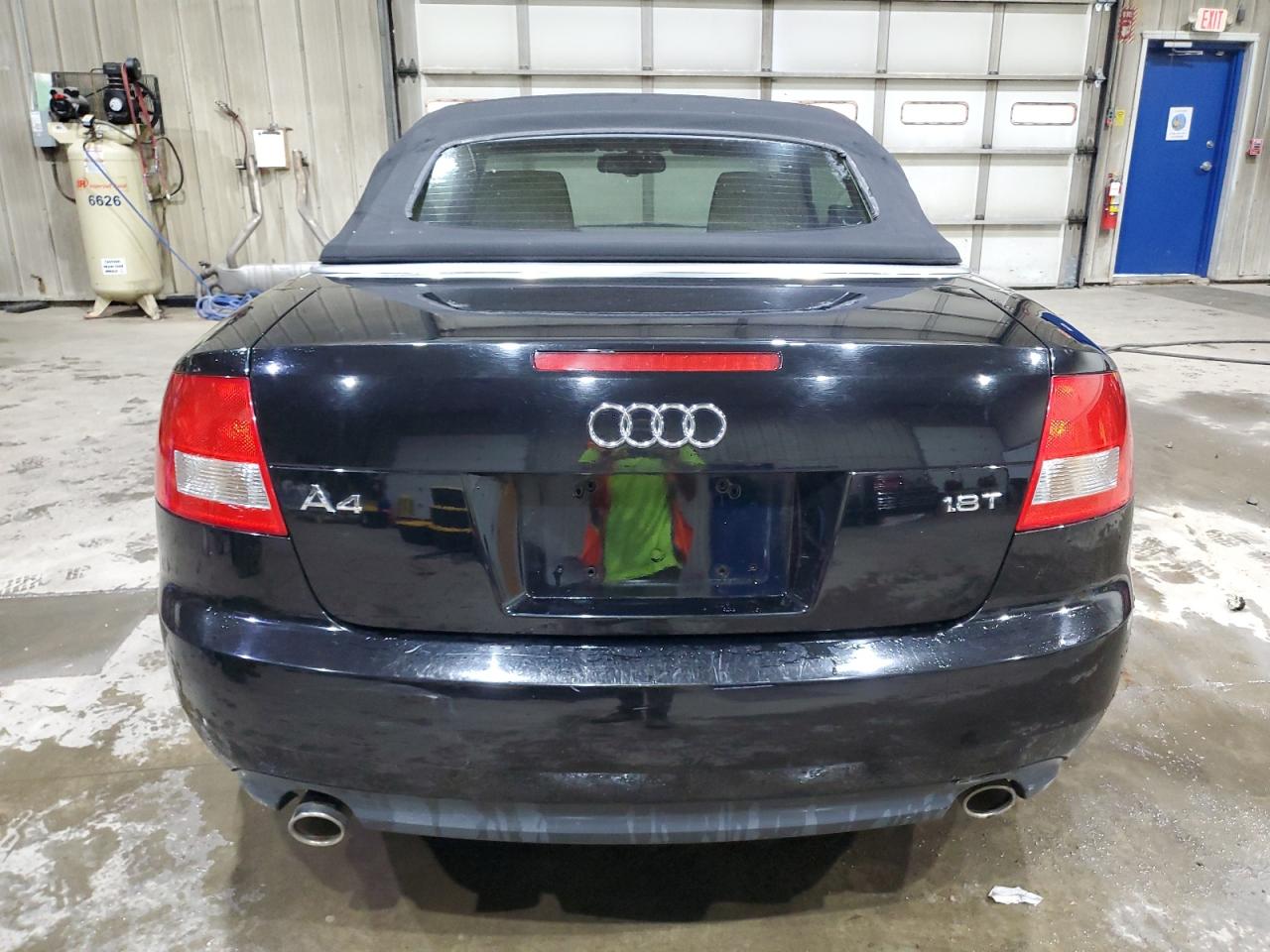 2006 Audi A4 1.8 Cabriolet VIN: WAUAC48H66K010278 Lot: 84766535