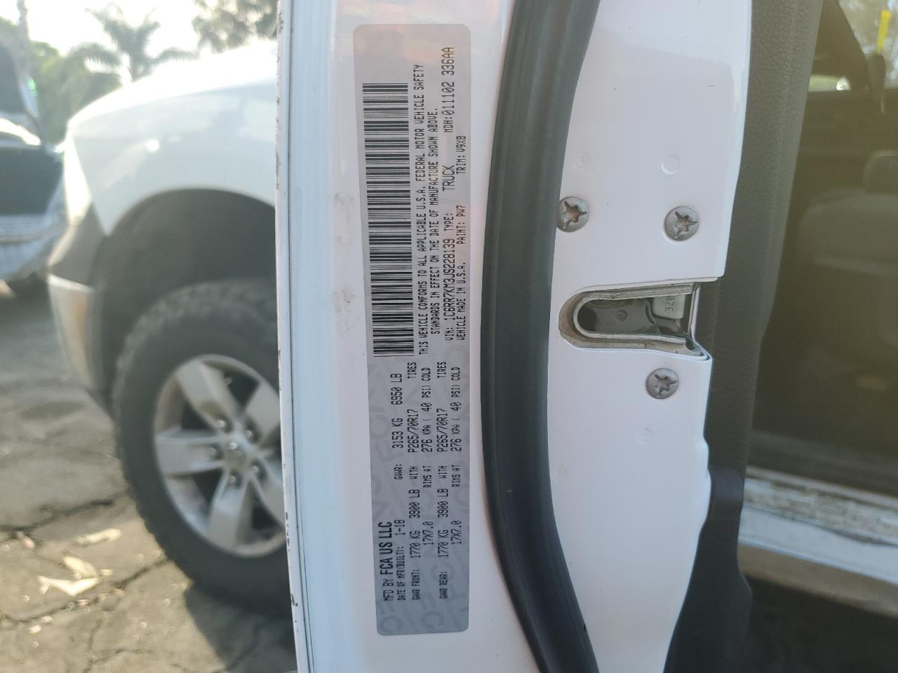 2018 Ram 1500 St VIN: 1C6RR7KM3JS228139 Lot: 86521795