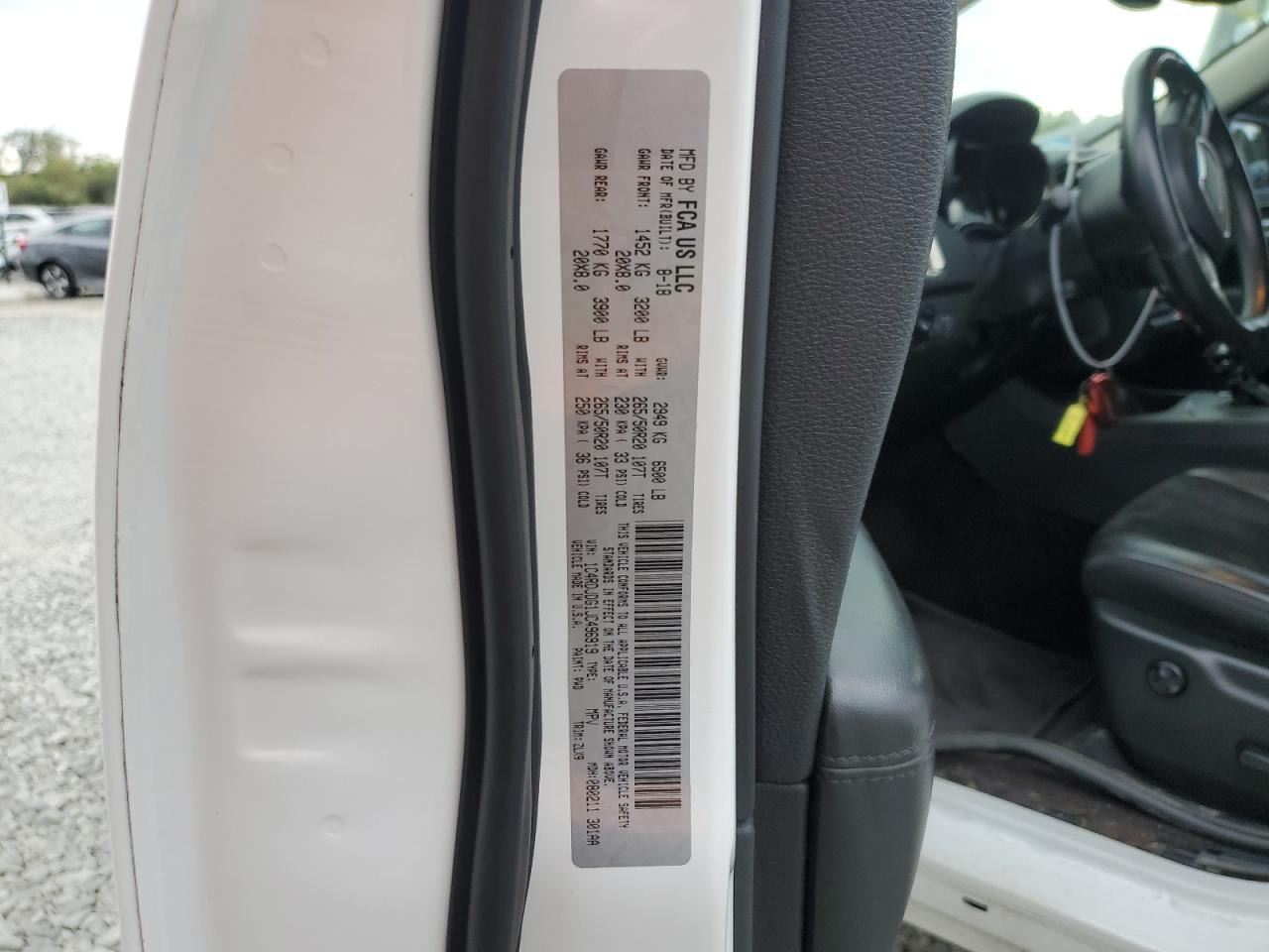 2018 Dodge Durango Gt VIN: 1C4RDJDG1JC496919 Lot: 81462555