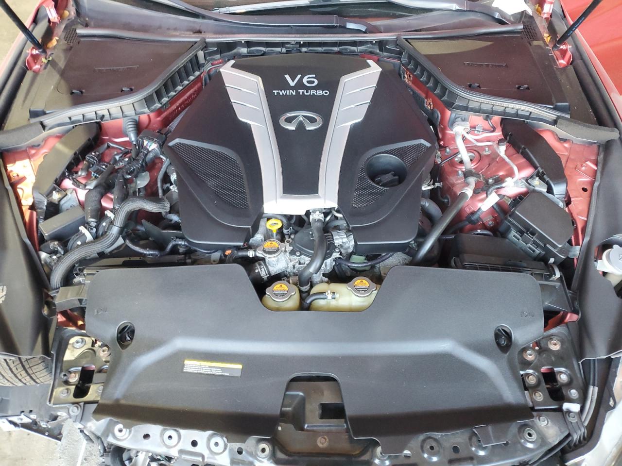 2018 Infiniti Q50 Red Sport 400 VIN: JN1FV7AR8JM480786 Lot: 81127615