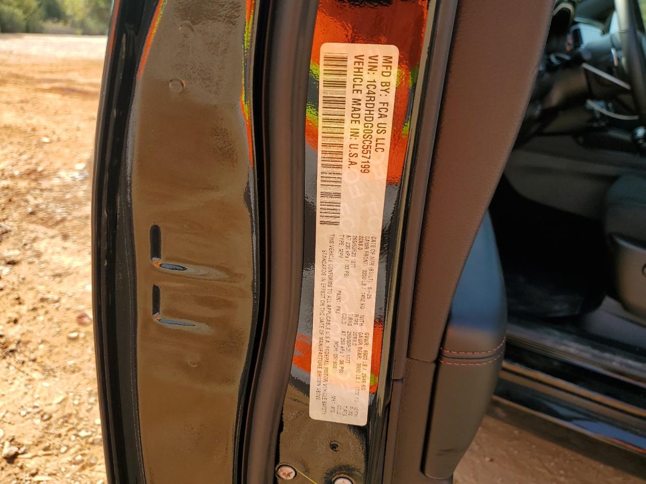 2025 Dodge Durango Gt VIN: 1C4RDHDG0SC557199 Lot: 82104515