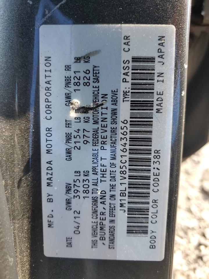 2012 Mazda 3 I VIN: JM1BL1V85C1643656 Lot: 80413815