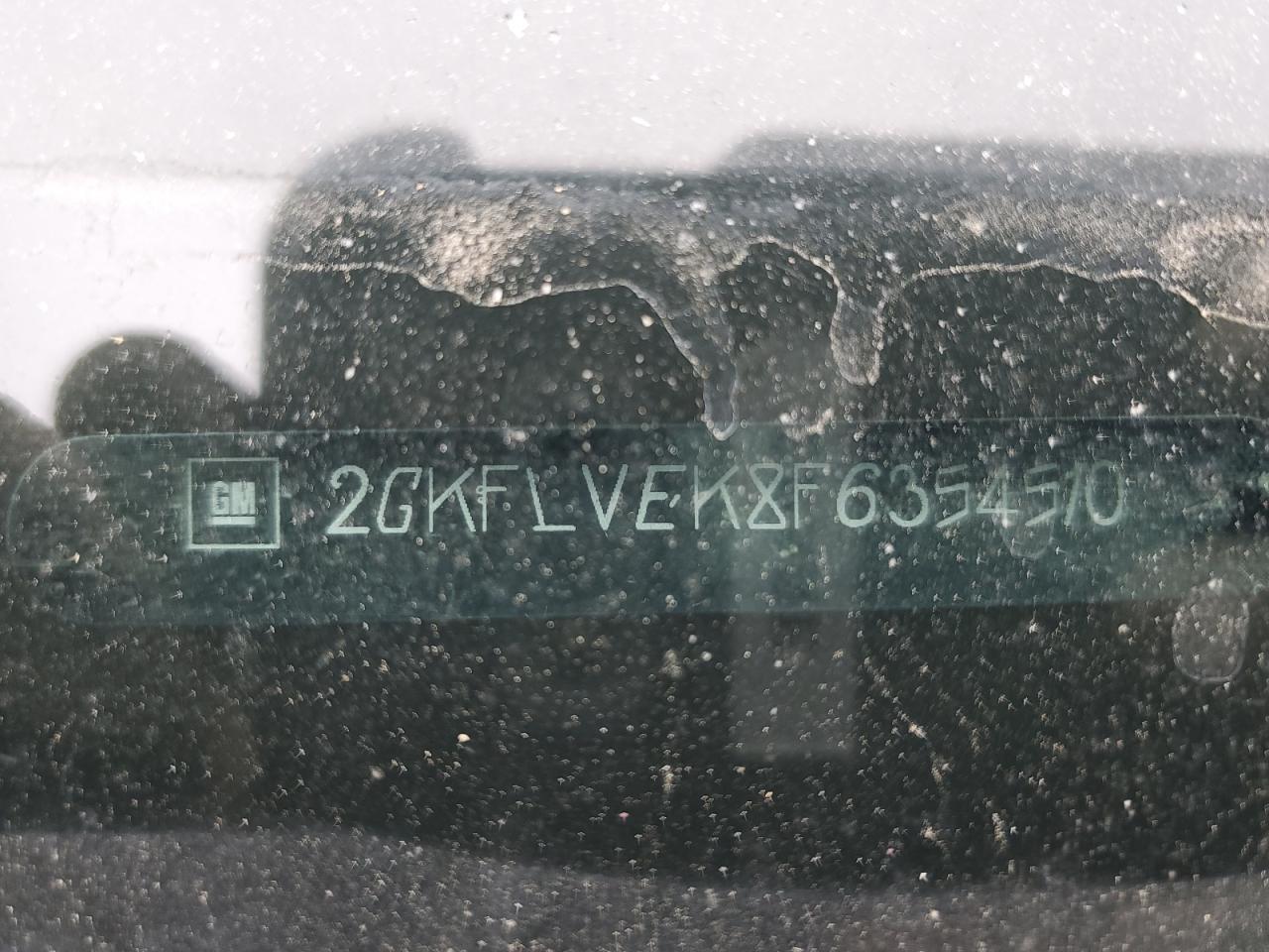 2015 GMC Terrain Sle VIN: 2GKFLVEK8F6354510 Lot: 84220355