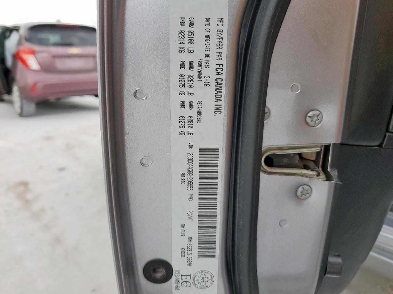 2016 Chrysler 300 Limited VIN: 2C3CCAAG6GH235955 Lot: 81394905