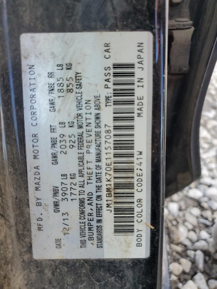 2014 Mazda 3 Sport VIN: JM1BM1K70E1157087 Lot: 84265165