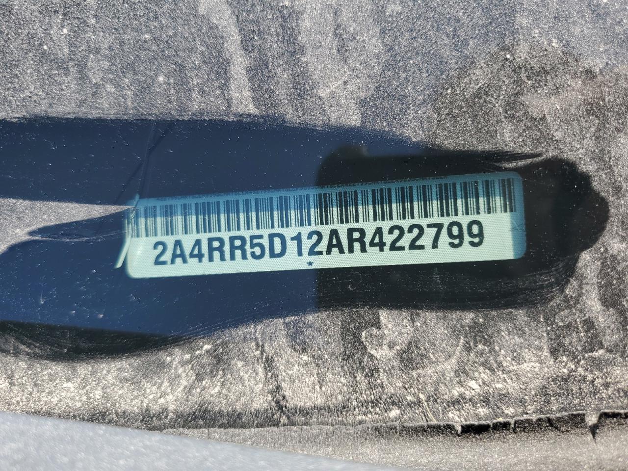 2010 Chrysler Town & Country Touring VIN: 2A4RR5D12AR422799 Lot: 80315495