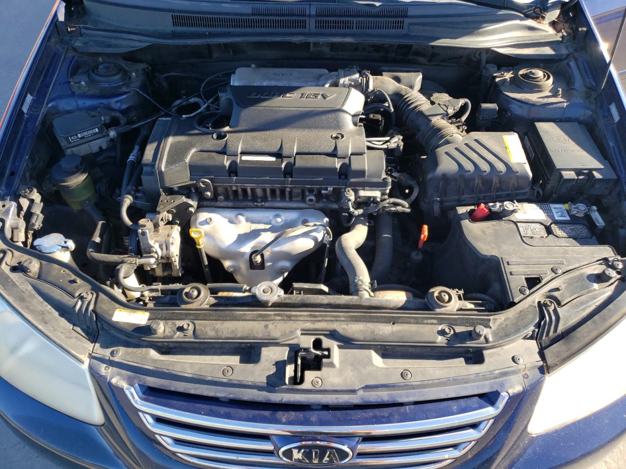 2007 Kia Spectra Ex VIN: KNAFE122375417526 Lot: 80894435