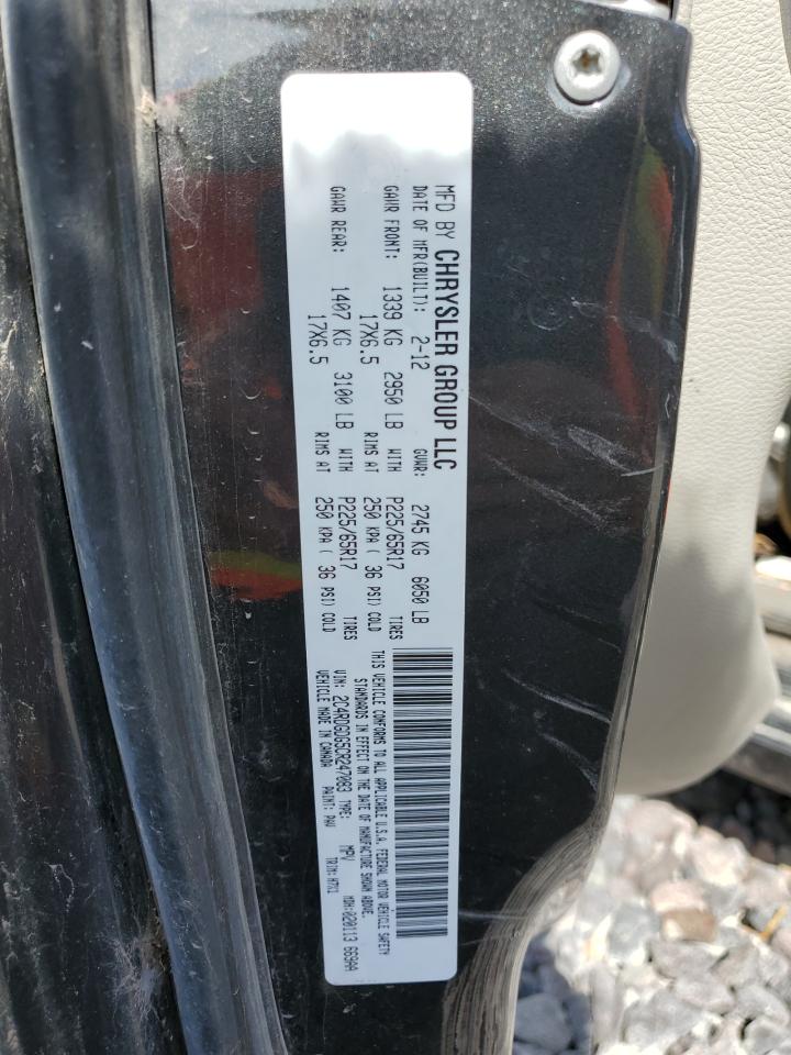 2012 Dodge Grand Caravan Crew VIN: 2C4RDGDG5CR247083 Lot: 81421635