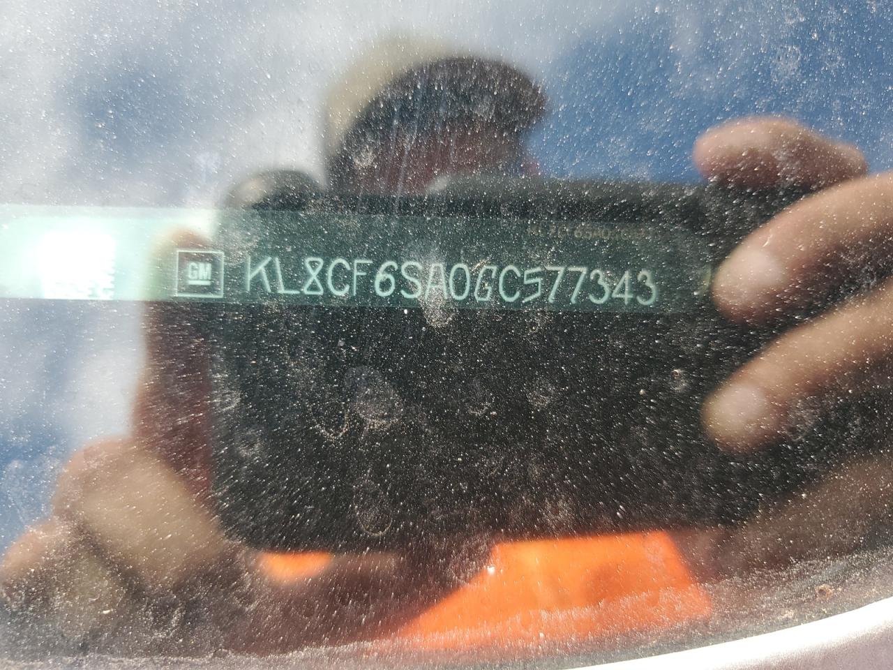 2016 Chevrolet Spark 2Lt VIN: KL8CF6SA0GC577343 Lot: 84029015