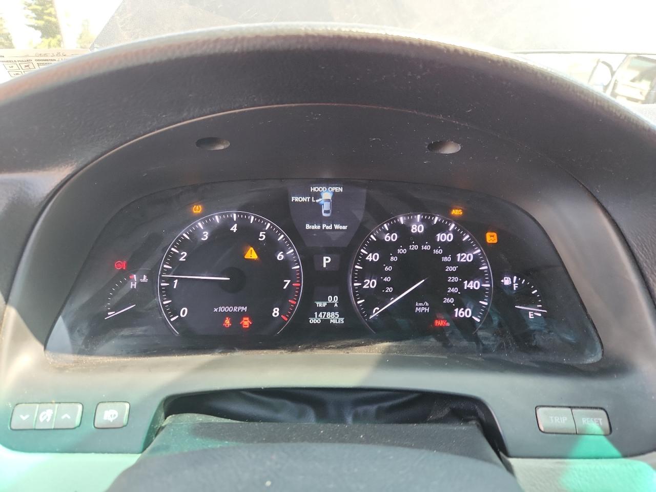 2010 Lexus Ls 460 VIN: JTHCL5EF3A5005386 Lot: 80500125