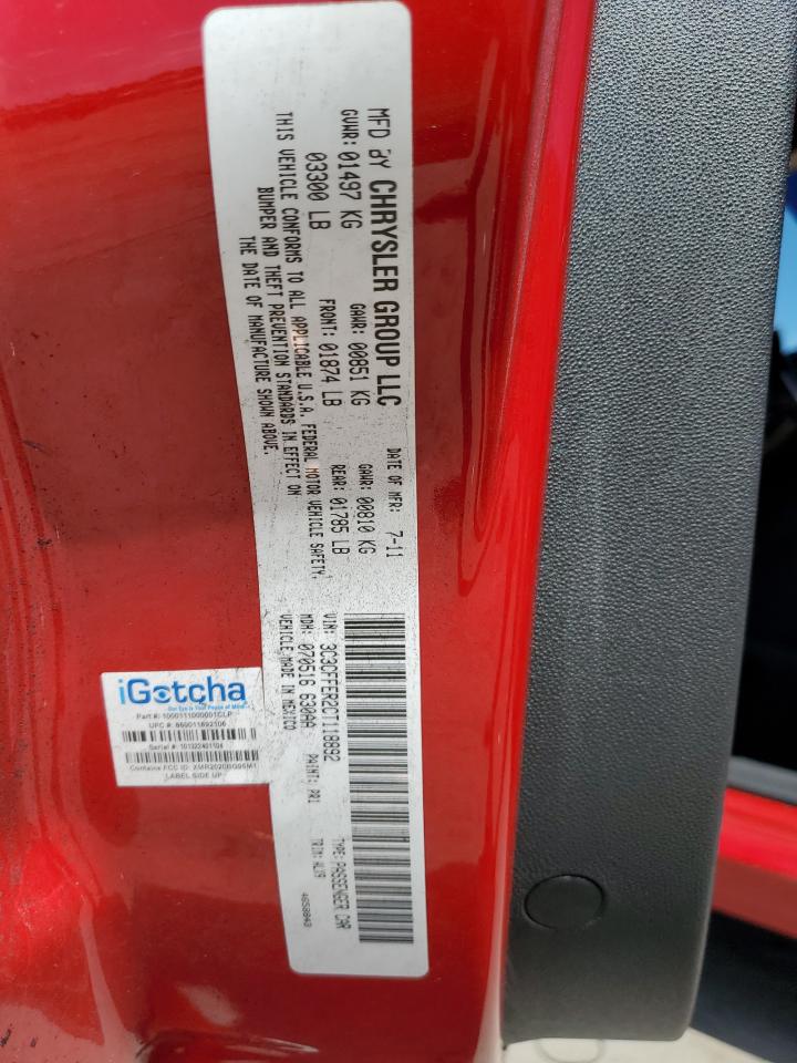 2012 Fiat 500 Lounge VIN: 3C3CFFER2CT118892 Lot: 80903065