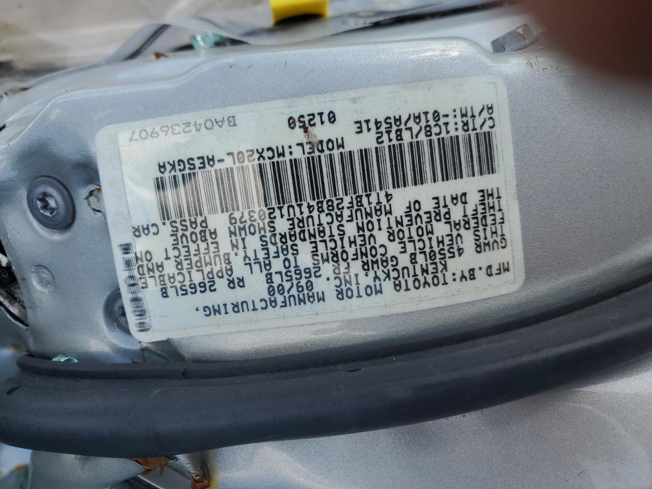 2001 Toyota Avalon Xl VIN: 4T1BF28B41U120379 Lot: 82128405