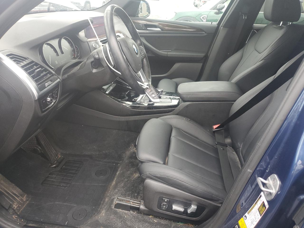 2021 BMW X3 xDrive30I VIN: 5UXTY5C02M9F84452 Lot: 83850555