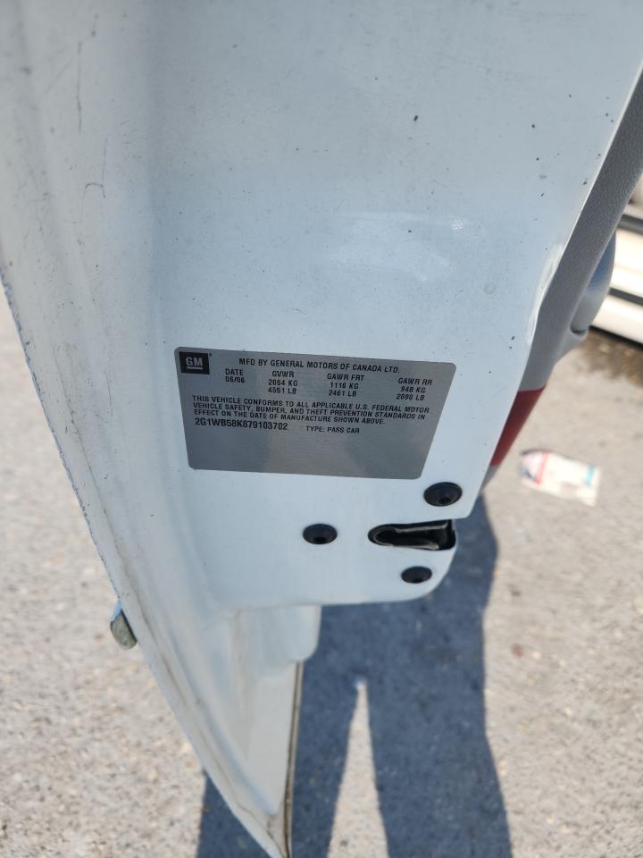 2007 Chevrolet Impala Ls VIN: 2G1WB58K879103702 Lot: 80476265