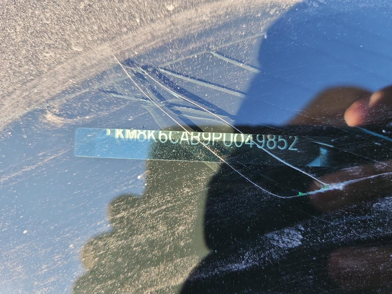 2023 Hyundai Kona Sel VIN: KM8K6CAB9PU049852 Lot: 83810625