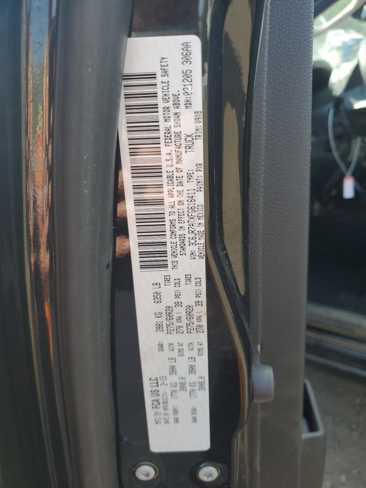 2015 Ram 1500 St VIN: 3C6JR7ATXFG616411 Lot: 81657385