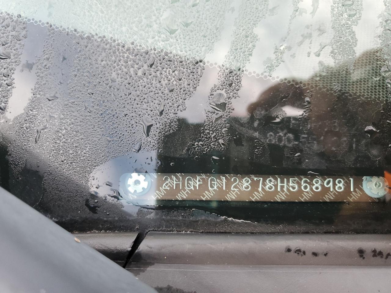 2008 Honda Civic Ex VIN: 2HGFG12878H568981 Lot: 84591605