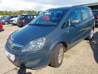 2014 VAUXHALL ZAFIRA EXCLUSIV  for sale at Copart NEWBURY