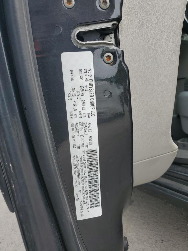 2011 Volkswagen Routan Se VIN: 2V4RW3DGXBR739860 Lot: 83831985