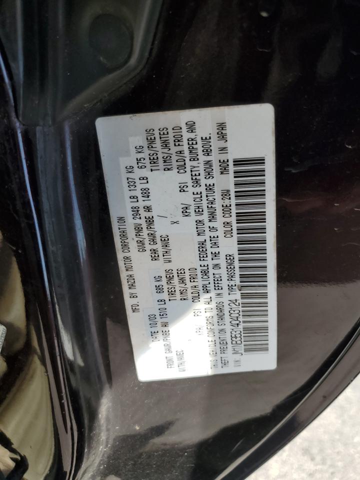 2004 Mazda Mx-5 Miata Base VIN: JM1NB353140403124 Lot: 70572935