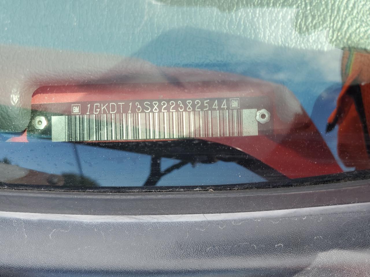 2002 GMC Envoy VIN: 1GKDT13S822382544 Lot: 80632655