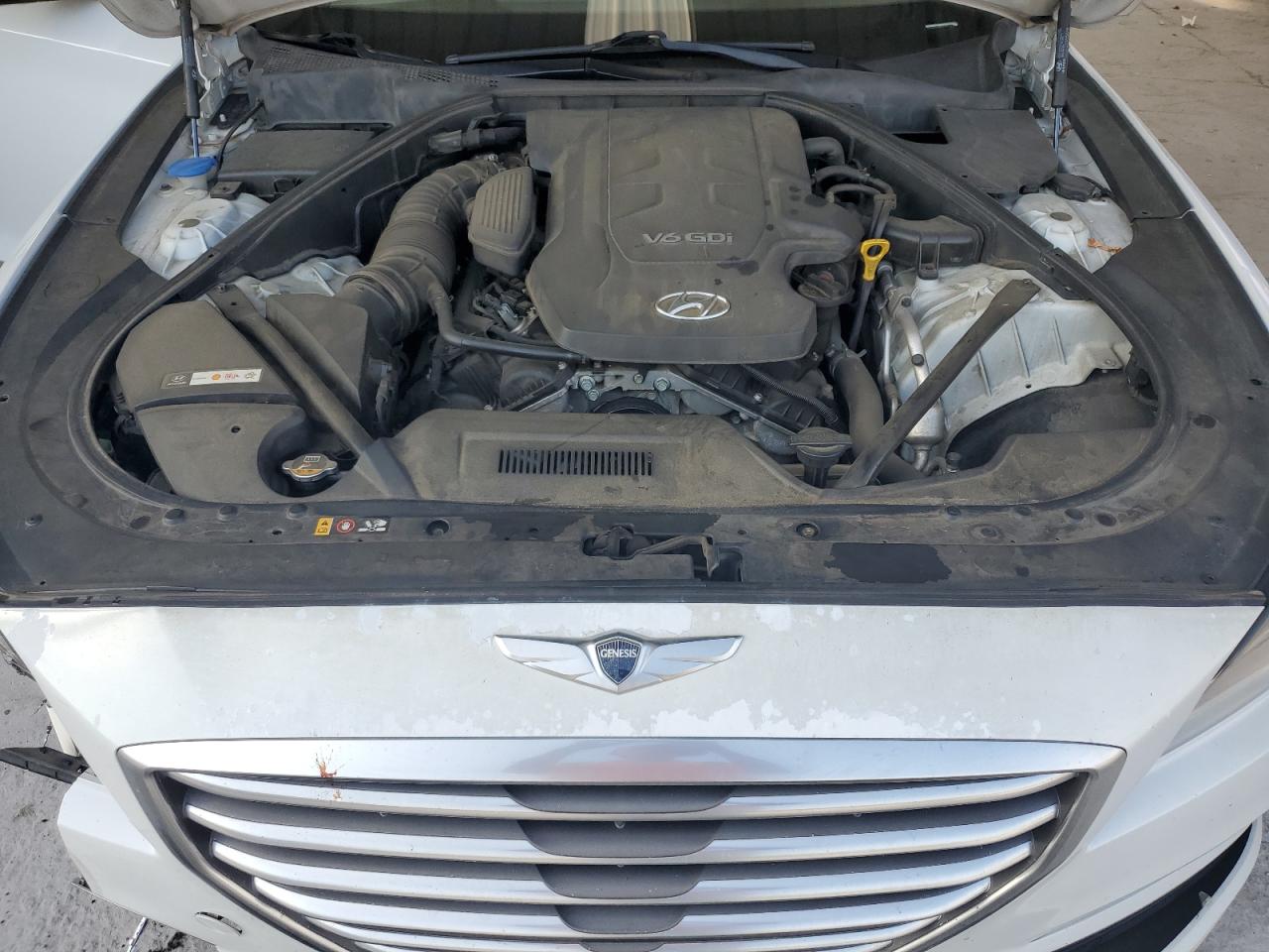 2015 Hyundai Genesis 3.8L VIN: KMHGN4JE7FU091458 Lot: 80454505