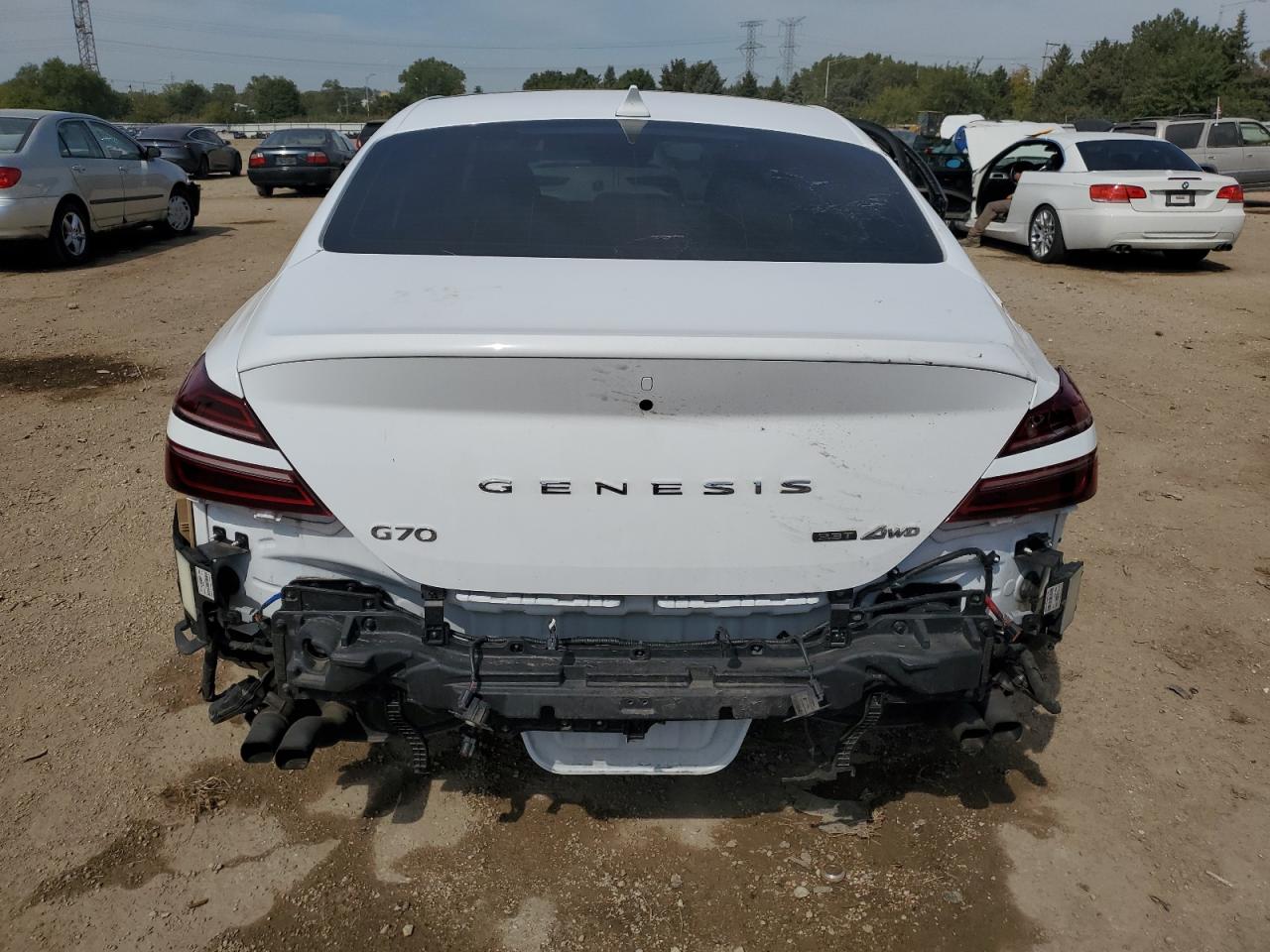 2022 Genesis G70 Base VIN: KMTG54TE1NU094955 Lot: 80639905