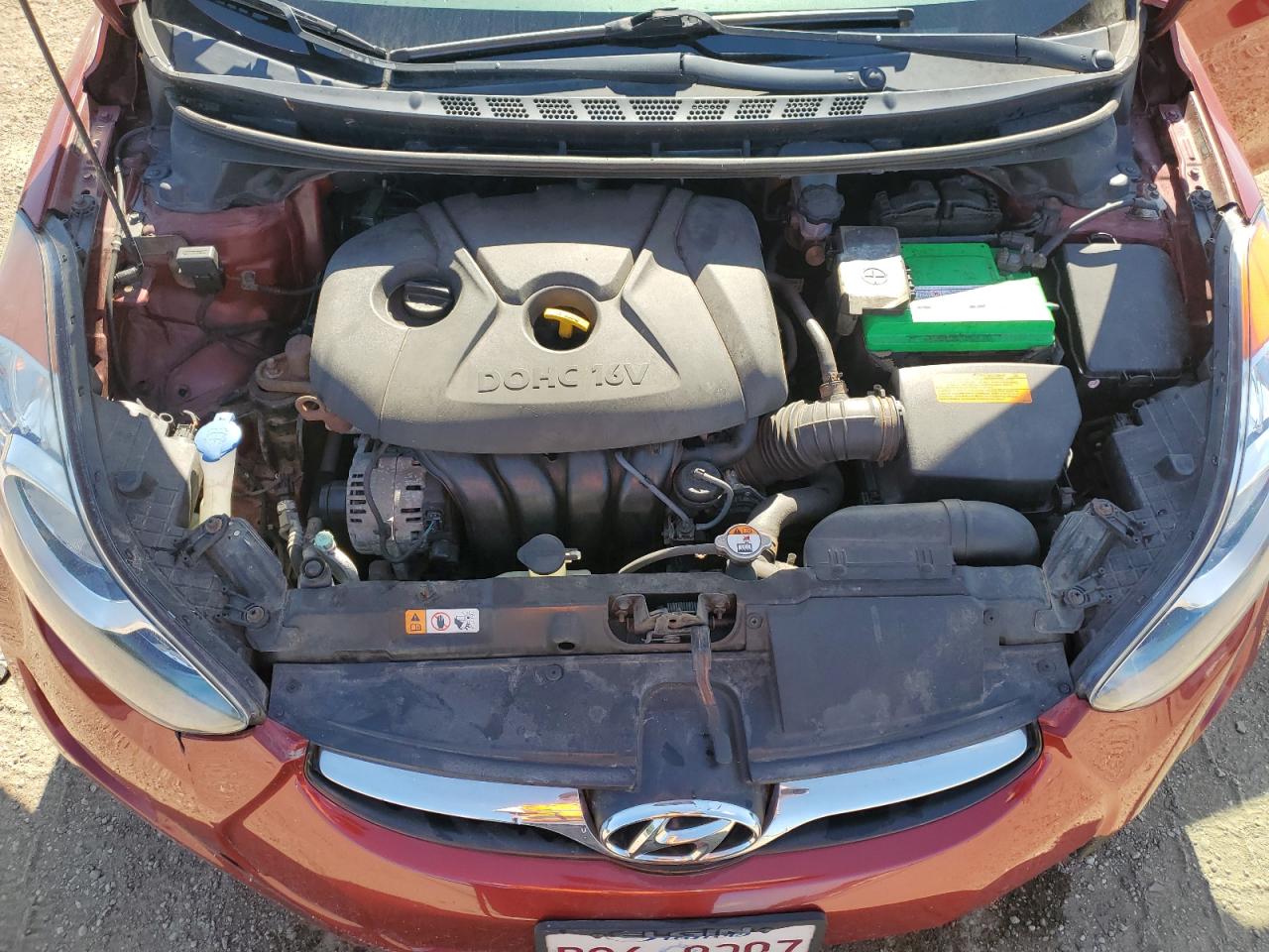 2013 Hyundai Elantra Gls VIN: 5NPDH4AE7DH330044 Lot: 70101995