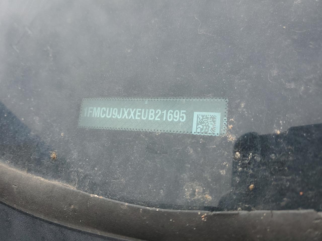 2014 Ford Escape Titanium VIN: 1FMCU9JXXEUB21695 Lot: 83883495