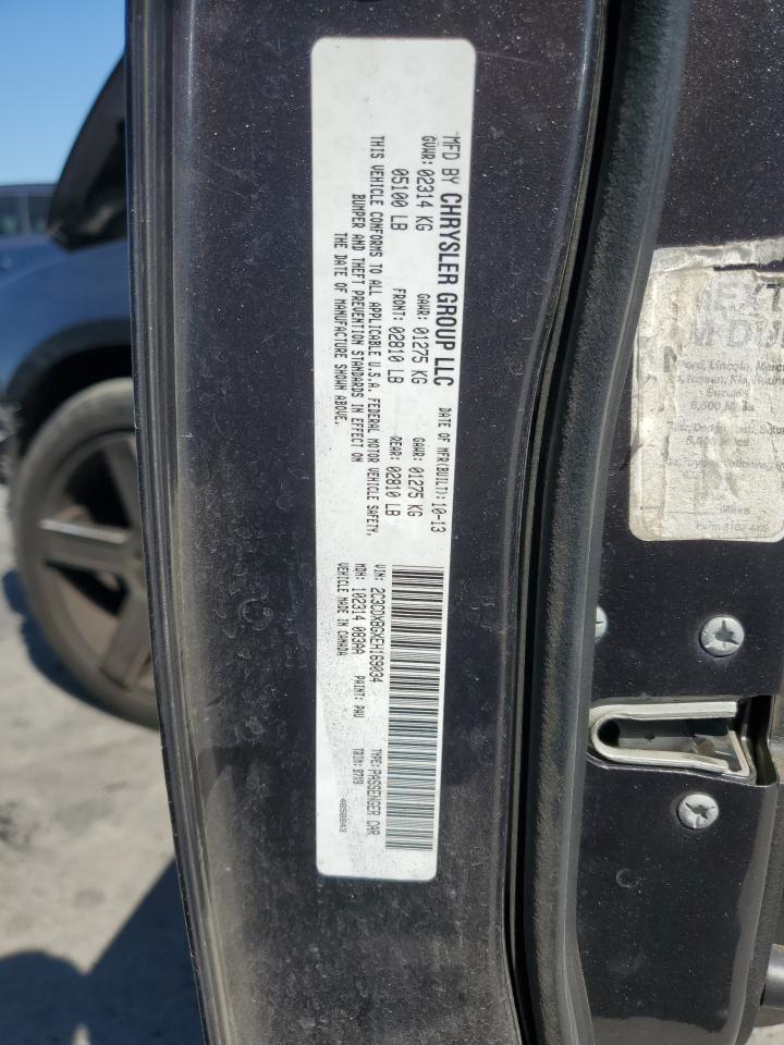 2014 Dodge Charger Se VIN: 2C3CDXBGXEH169034 Lot: 71838045