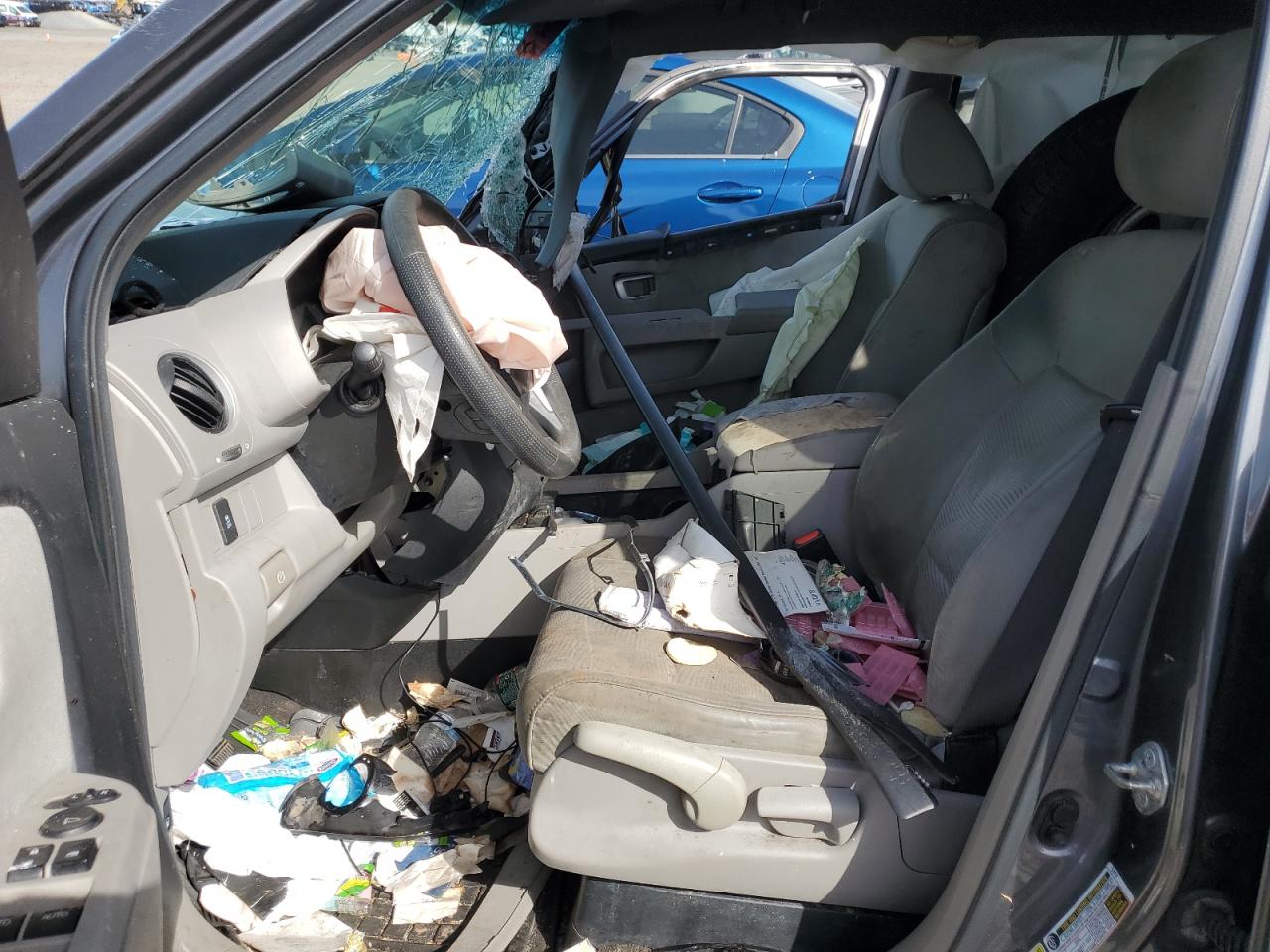 2013 Honda Pilot Lx VIN: 5FNYF4H24DB015395 Lot: 83860905