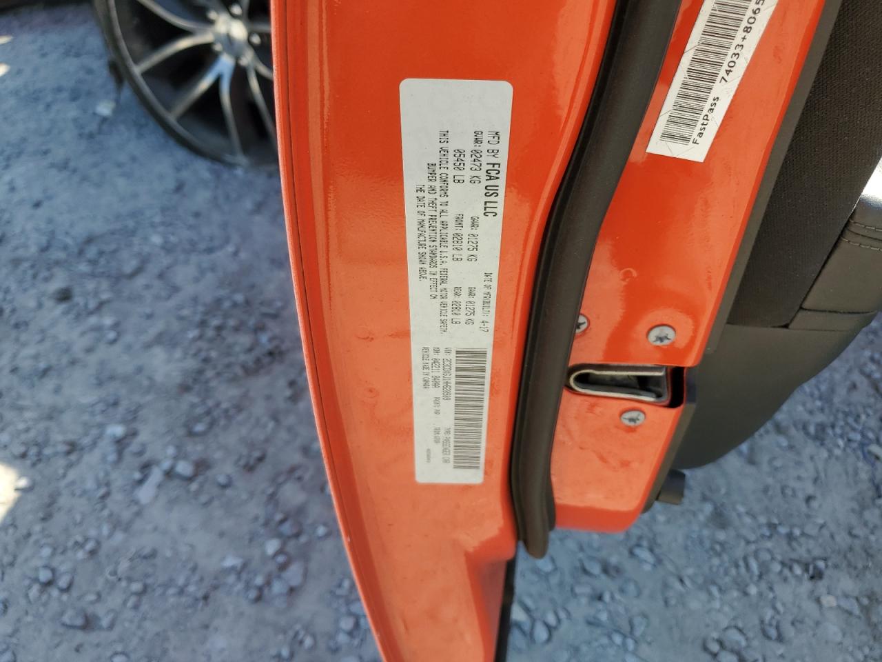 2017 Dodge Charger R/T 392 VIN: 2C3CDXGJ1HH620909 Lot: 81757175