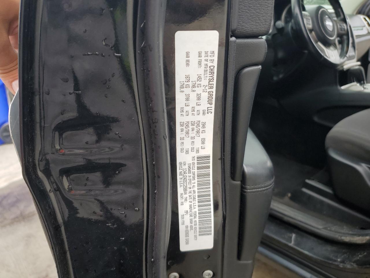 2012 Jeep Grand Cherokee Laredo VIN: 1C4RJEAG5CC258644 Lot: 71856875