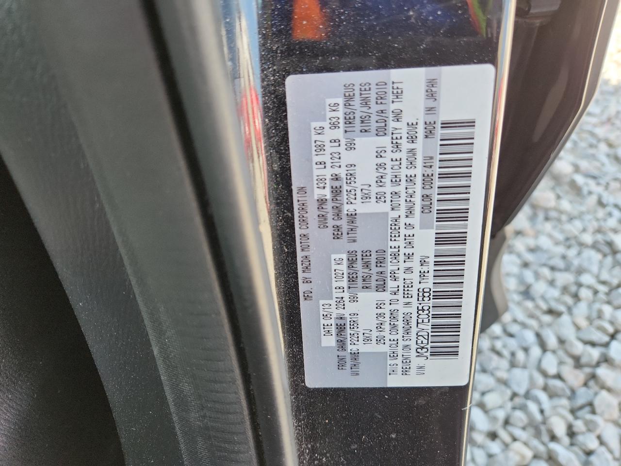 2014 Mazda Cx-5 Gt VIN: JM3KE2DY7E0351556 Lot: 70851715