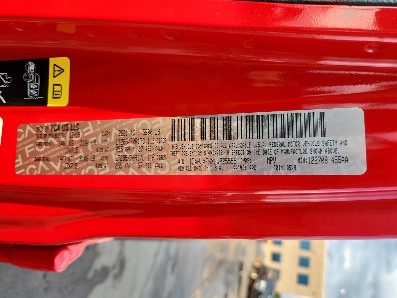 2020 Jeep Wrangler Unlimited Rubicon VIN: 1C4HJXFNXLW225555 Lot: 70679905