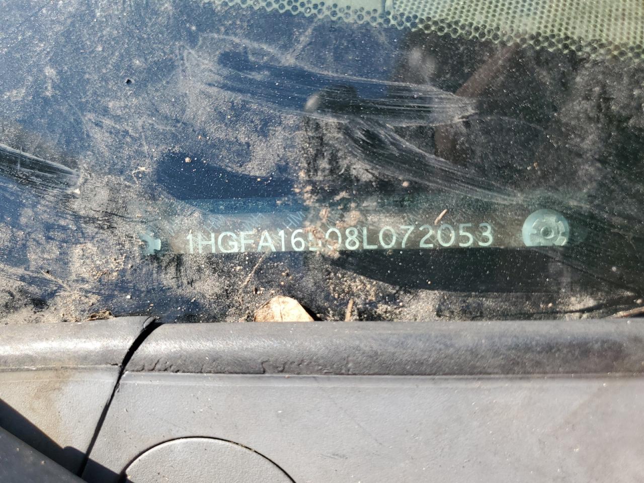 2008 Honda Civic Lx VIN: 1HGFA16508L072053 Lot: 81601365