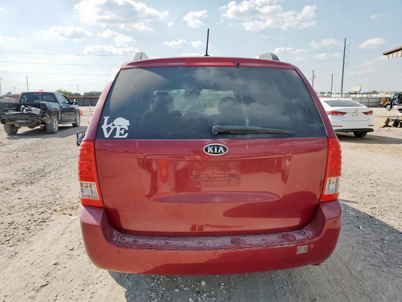 2012 Kia Sedona Lx VIN: KNDMG4C71C6461643 Lot: 80718615
