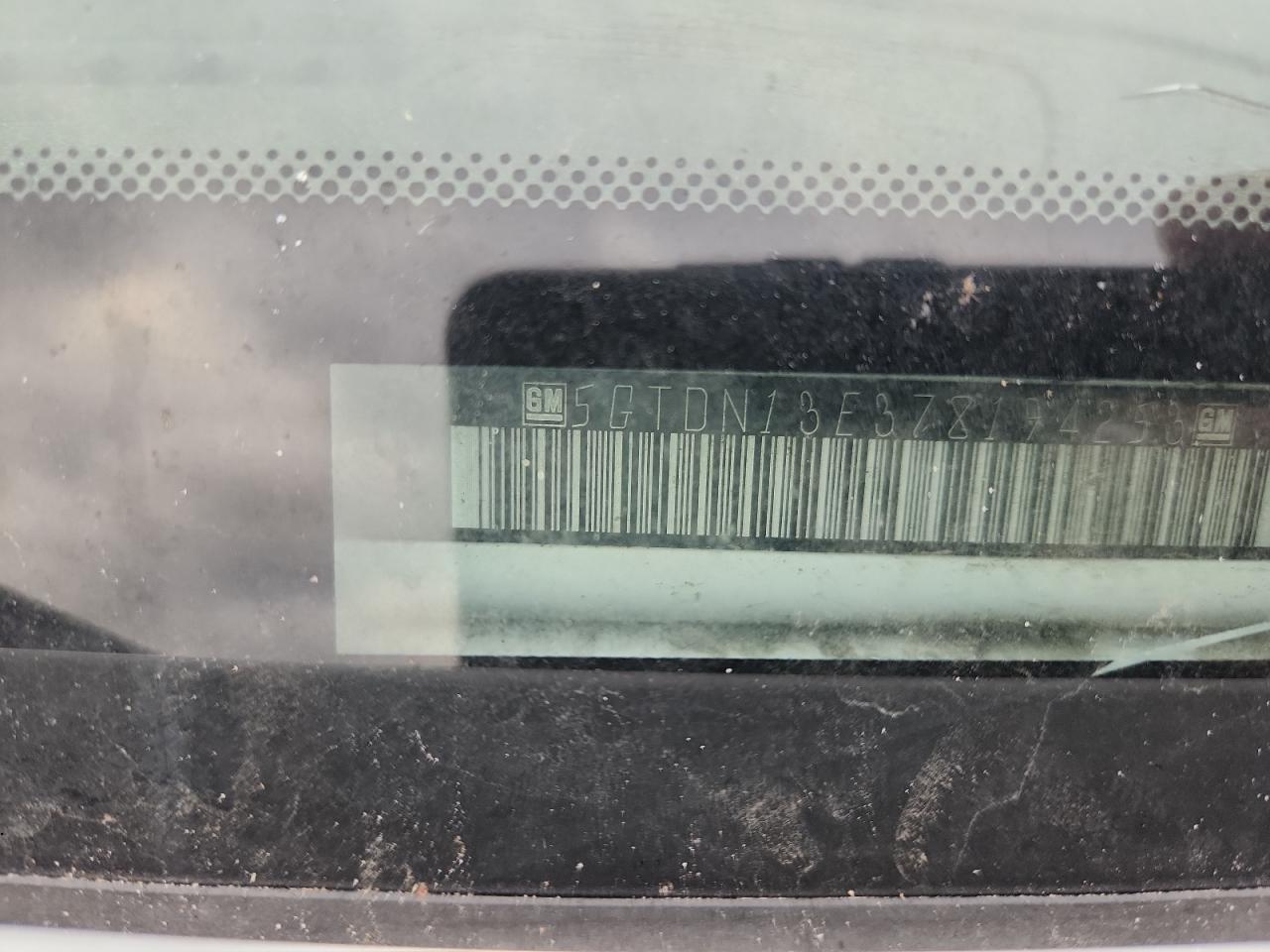 2007 Hummer H3 VIN: 5GTDN13E378194253 Lot: 84535825