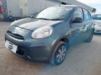 2012 NISSAN MICRA VISIA  for sale at Copart PETERLEE