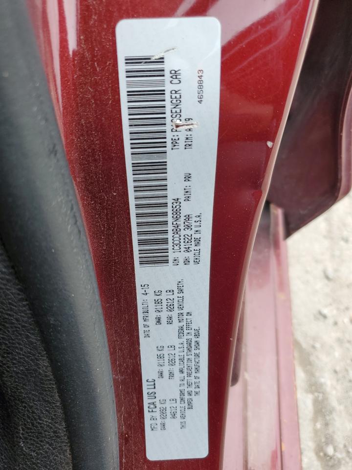 2015 Chrysler 200 Limited VIN: 1C3CCCAB4FN686534 Lot: 71538465