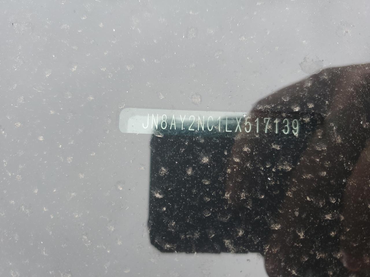 2020 Nissan Armada Sv VIN: JN8AY2NC1LX517139 Lot: 71522105