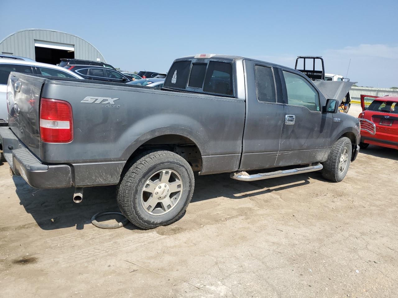 2004 Ford F150 grey pickup gas 1FTRX14W14NA00539 photo #4
