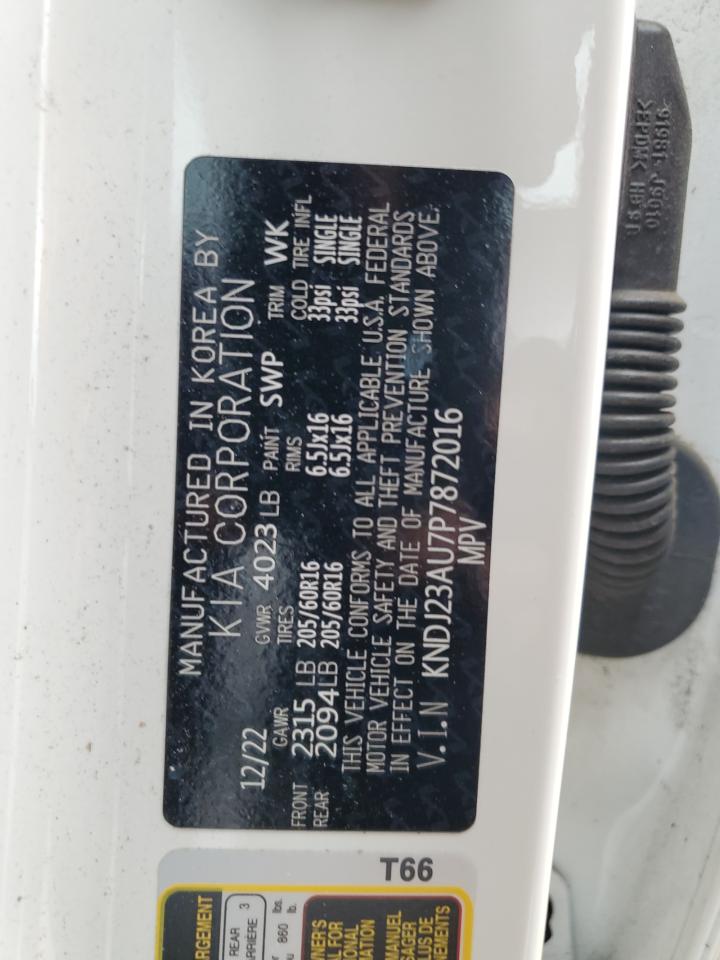 2023 Kia Soul Lx VIN: KNDJ23AU7P7872016 Lot: 80336725