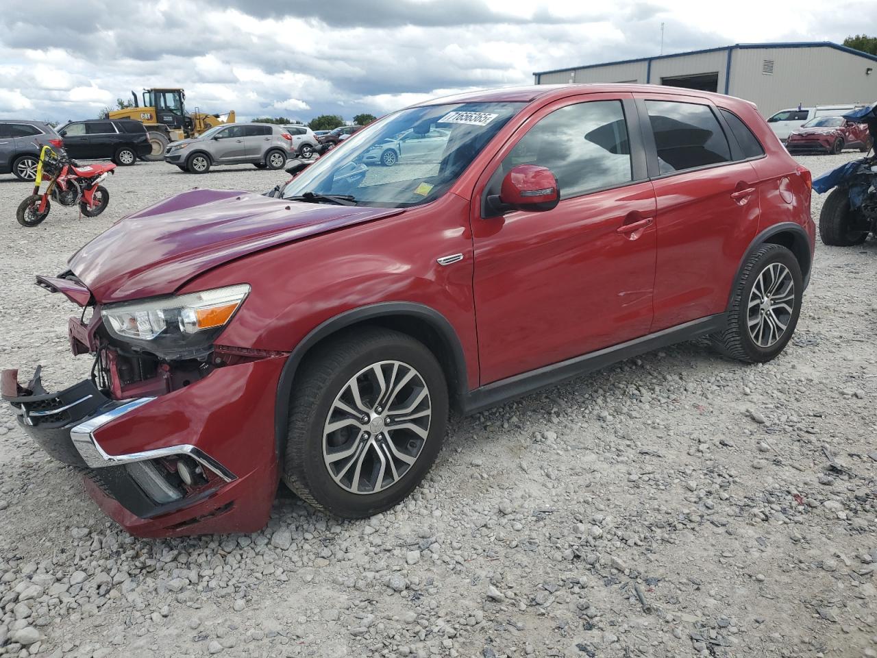 2018 Mitsubishi Outlander Sport Es red null gas JA4AP3AW6JU021816 photo #1