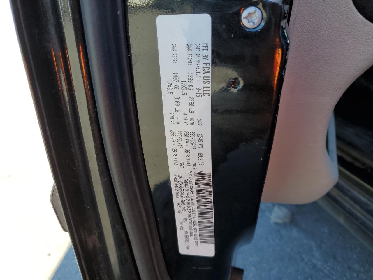 2015 Dodge Grand Caravan Se VIN: 2C4RDGBGXFR746601 Lot: 80776165