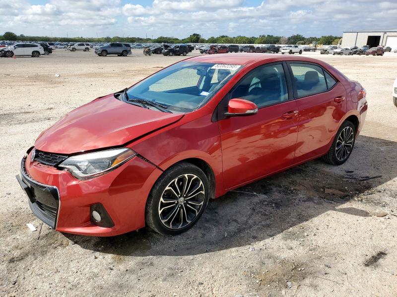  TOYOTA COROLLA 2016 Красный